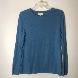 NWT Style & Co Blue Stretch Top Womens Medium M New with Tags NWT